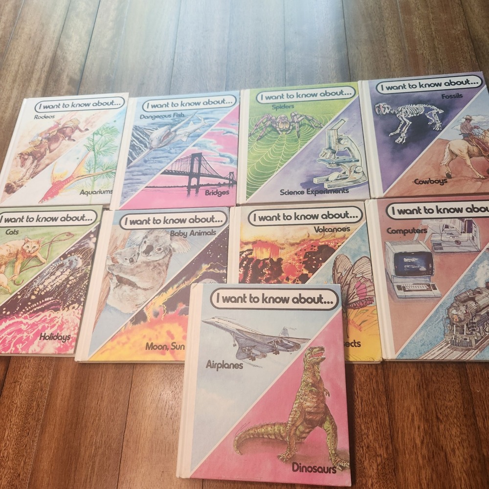 Vintage I Want to Know About Book Set Volumes 1-9 Southwestern Company 1970s